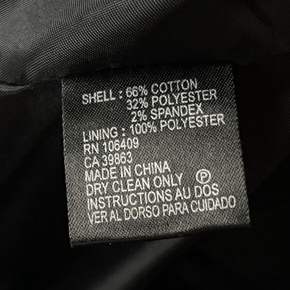 Tahari Arthur S. Levine Dark Gray Preppy Blazer 12 Tailored Belted Jacket Career - Picture 6 of 6